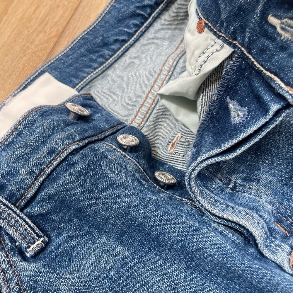 MotherDenim Jeans The Scrapper Ankle in Cowboys Don't Cry size 25 like new